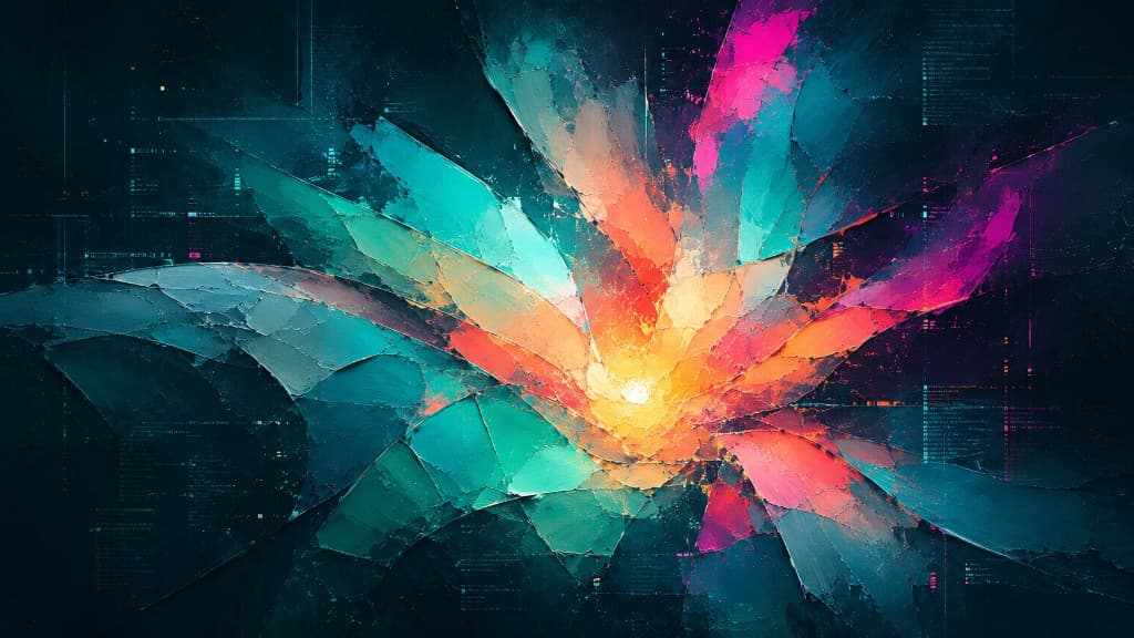 Abstract AI Hub cover image for a case study about the Stavia Models content system.